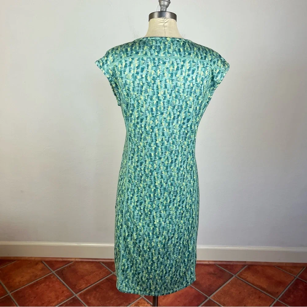 Simms Drifter Dress in Coastal Print Aqua - Picture 5 of 7